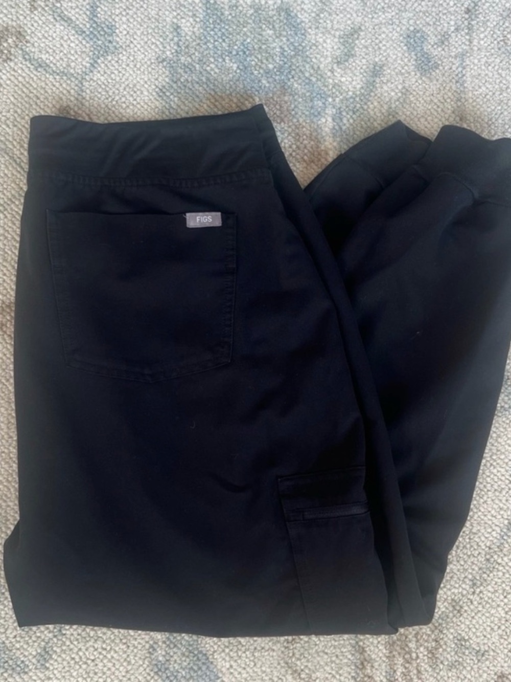 Figs Zamora Women's Black Scrub Pant - Picture 3 of 4